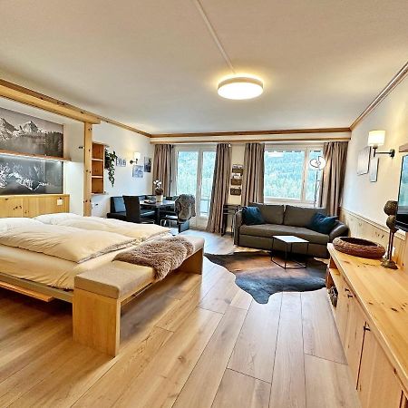 圣莫里茨42M2 Alpenschick Mit Balkon, Ausblick, Pool - E405公寓 外观 照片