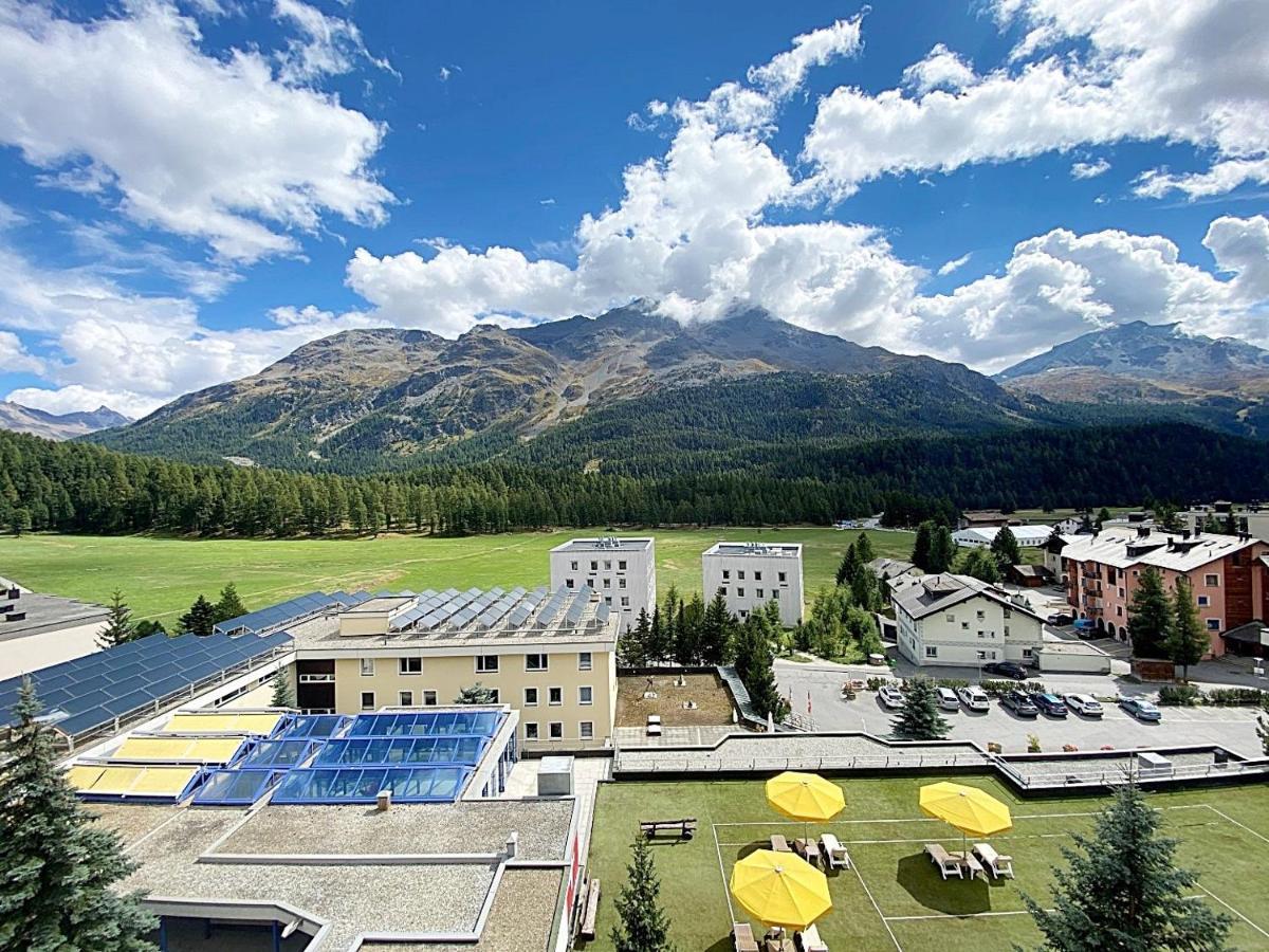 圣莫里茨42M2 Alpenschick Mit Balkon, Ausblick, Pool - E405公寓 外观 照片