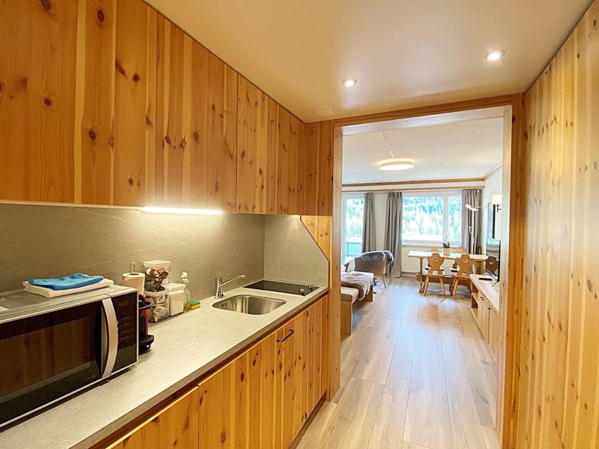 圣莫里茨42M2 Alpenschick Mit Balkon, Ausblick, Pool - E405公寓 外观 照片