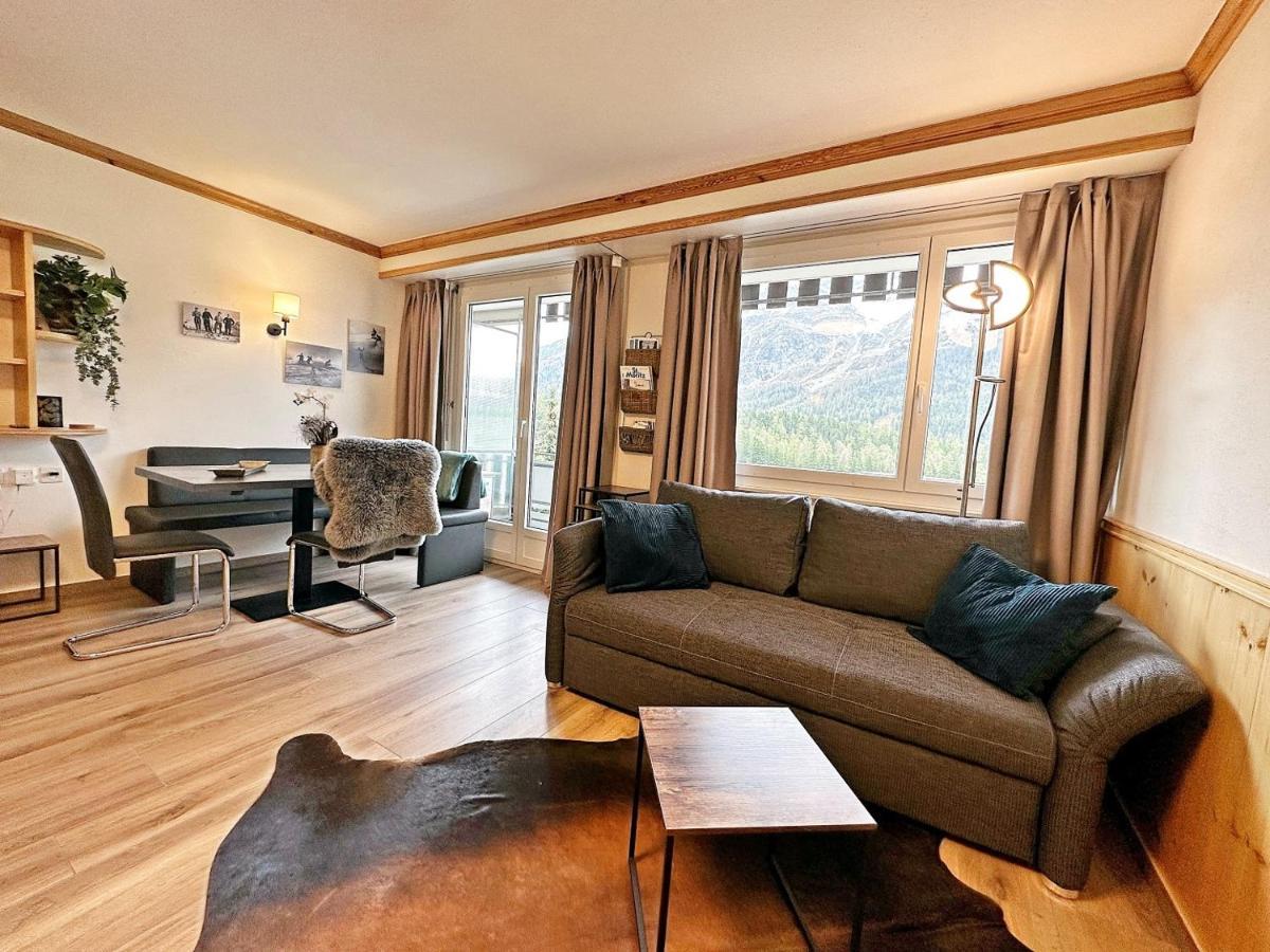 圣莫里茨42M2 Alpenschick Mit Balkon, Ausblick, Pool - E405公寓 外观 照片