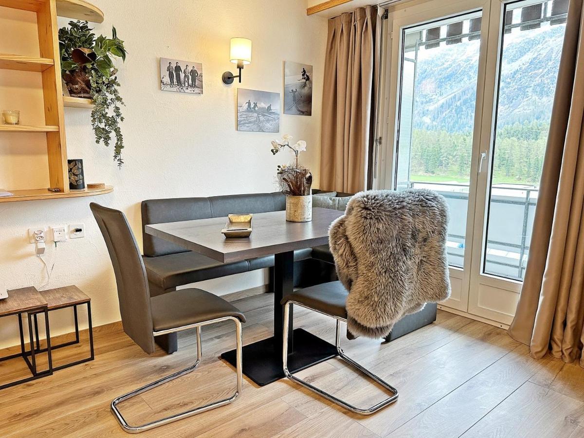 圣莫里茨42M2 Alpenschick Mit Balkon, Ausblick, Pool - E405公寓 外观 照片